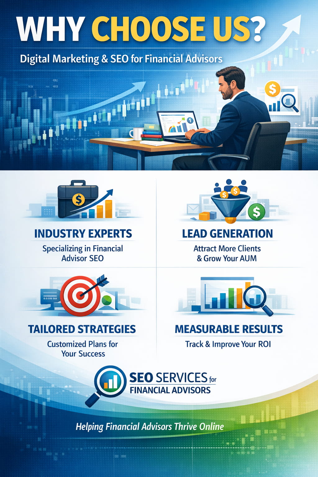 why choose our seo services for financial advisors